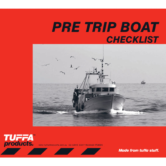 Pre Trip Boat Prestart Checklist Books Code DB85